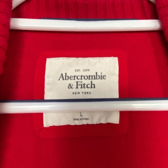 A&F red cardigan - Picture 3 of 4